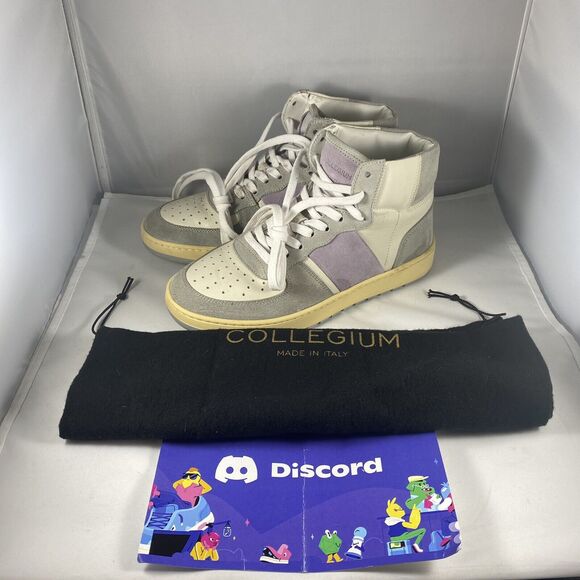 Collegium Pillar Destroyer High Blurple Suede Women’s 6 EU 36 Discord RARE - Picture 1 of 12